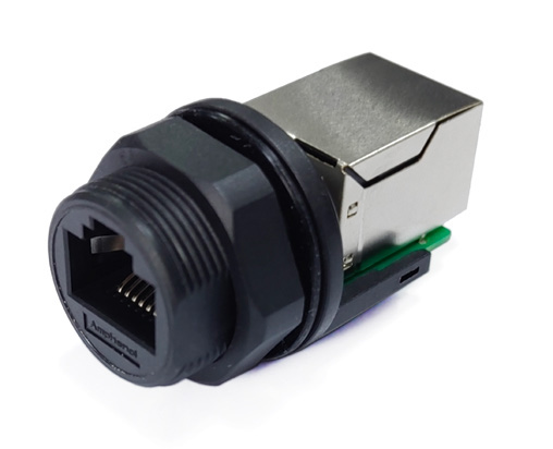RJ45 圆形防水塑料连接器